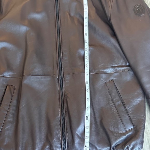 Men’s leather bomber - Picture 6 of 7